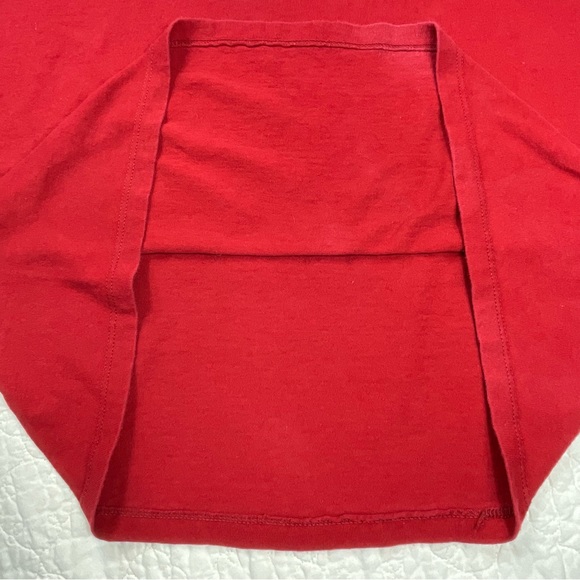 🔥Vtg 80 90's Chaps Ralph Lauren USA Red Flag Logo Ringer T Shirt Men’s Size M - Picture 6 of 11